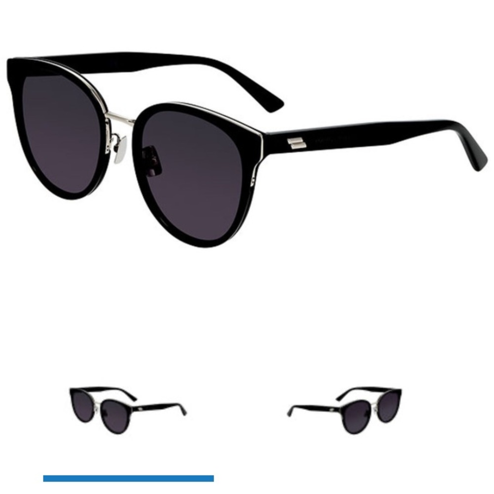 Bottega Veneta Sunglasses Black/Silver